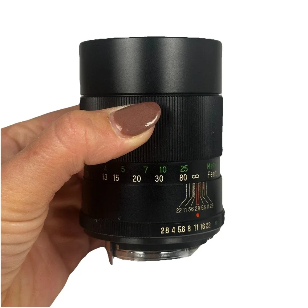 Vintage Vivitar 135mm f/2.8‎ Auto Telephoto Lens Minolta, Canon, Nikon…w/case